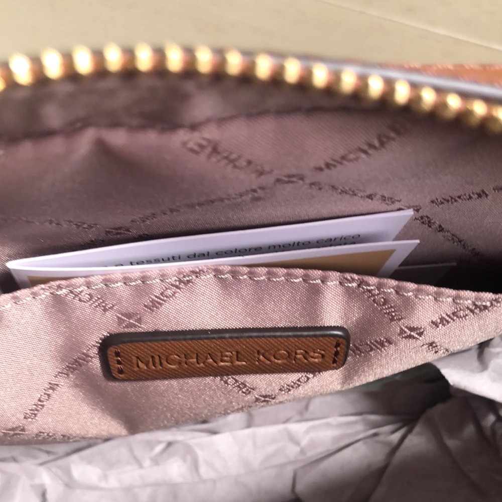 Michael Kors Brown and Tan Crossbody Bag - Picture 4 of 9